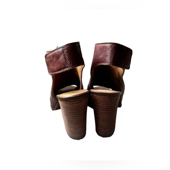 Lucky brand Lizette open toe sling back booties with Velcro closure size 7.5​ - Picture 7 of 9